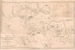 Chart of Singapore Strait, the neighbouring Islands and part of Malay Peninsula. By J. B. Tassin
