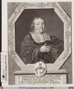 Bildnis Georg Christoph Hönn