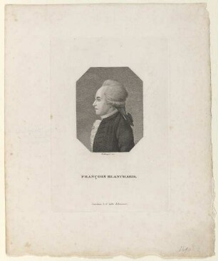 Bildnis des François Blanchard