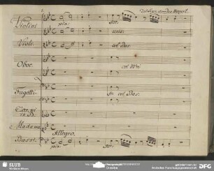 Einlage Aria (Wolfgang Amadeus Mozart): "Alma grande e nobil cuore"