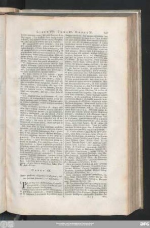 Caput XI. Status quaestionis diligentius investigatur, collatis partium sententiis, & argumentis.
