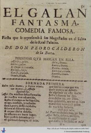 El Galan fantasma.