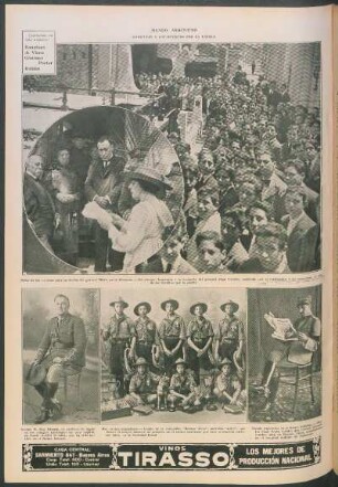 Homenaje a los muertos por la patria [Fotografías]