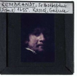 Rembrandt, Selbstbildnis mit Barett und goldener Kette