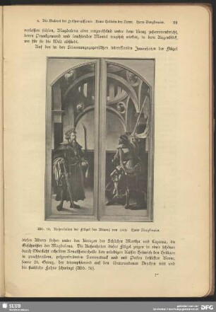 Außenseiten der Flügel des Altares von 1519. Hans Burgmaier