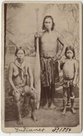 Indianerfamilie aus Surinam