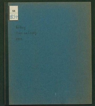 Franz von Leydig : geb. 21. Mai 1821, gest. 13. April 1908 ; 1875 - 1887 Professor der vergleichenden Anatomie und Zoologie an der Universität Bonn ; Rede, am 25. November 1922 zum hundertsten Geburtstag gehalten
