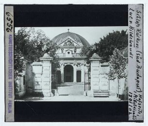 Ràckeve, Schloss : Außenansicht, Hofseite, Mittelpavillon