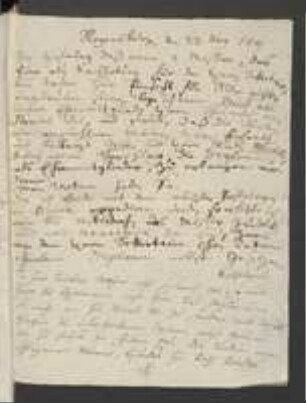 Brief von Johann Jacob Kohlhaas an David Heinrich Hoppe