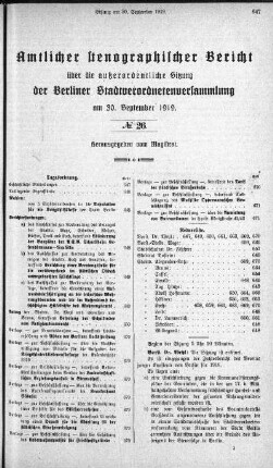No. 26, 30. September 1919