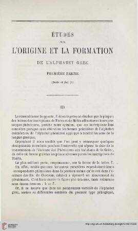 N.S. 16.1867: Études sur l'origine et la formation de l'alphabet grec, [2]