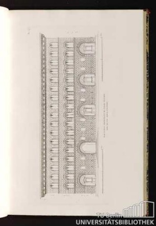 Pl. 40. Élevation Géometrale Du Palais Riccardi Dans La Via Larga, A Florence.