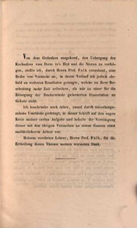 Über den Übergang des Chlor-Natriums in den Harn : (Inaug. Diss.)