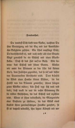 Deutsche Lustschlösser, 1,2. Erste Section: Württembergische Schlösser ; II. Abtheilung: Freudenthal, Solitude, Hohenheim, Bellevue und Rosenstein