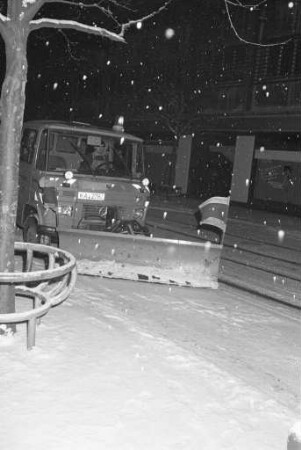 Städtisches Tiefbauamt. Schneeräumdienst