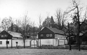 Wilsdruff-Grund. Hintere Mühle oder Obermühle, Ansicht