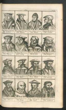 Porträts von Theologen etc.