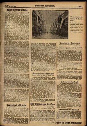 Zweite Ausgabe vom Montag, den 05. März 1934.