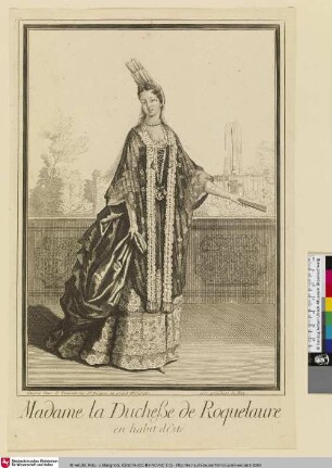 Madame la Ducheße de Roquelaure en habit d'Esté