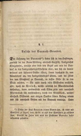 Geschichte des Baunach-Grundes in Unterfranken