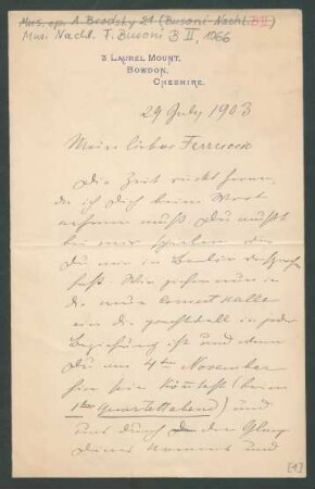 Brief an Ferruccio Busoni : 29.07.1903