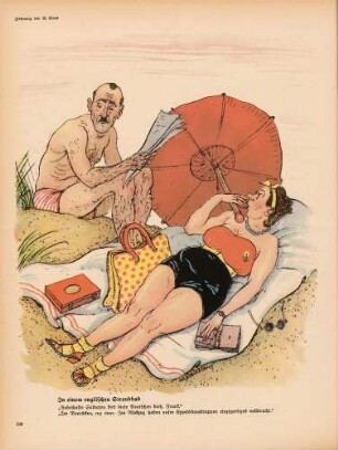 "In einem englischen Strandbad"