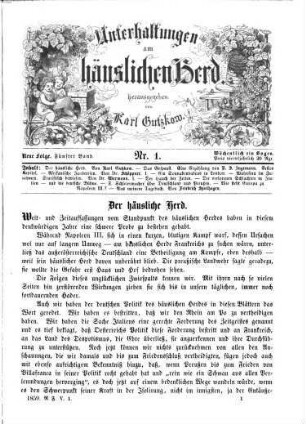 Unterhaltungen am häuslichen Herd. 5. 1859/60