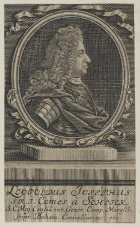 Bildnis des Leopoldus Josephus à Schlick