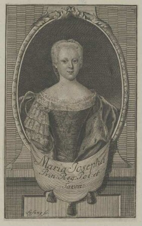 Bildnis der Maria Josepha von Sachsen und Polen