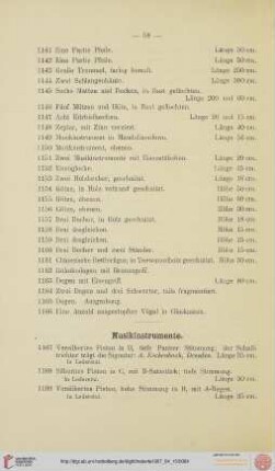 [Musikinstrumente, Juwelen] (Nr. 1167-1192)