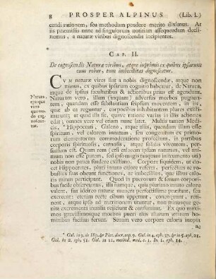 Prosperi Alpini ... De praesagienda vita et morte aegrotantium libri septem : in quibus ars tota Hippocratica praedicendi in aegrotis varios morborum eventus cum ex veterum medicorum dogmatibus, tum ex longa accurataque observatione, nova methodo elucescit