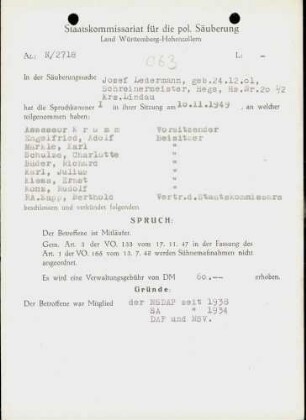 Ledermann, Josef