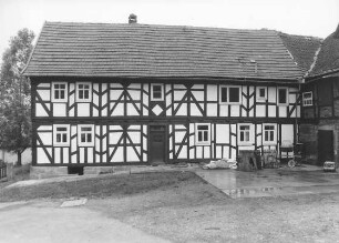 Fachwerkhaus (Fachwerkhaus); Nüsttal, Allmuser Straße 21