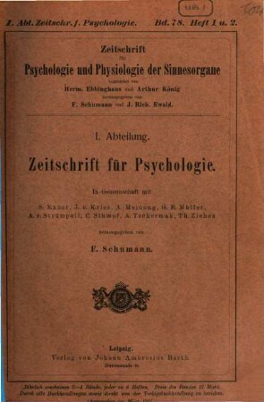 Die Psychologie und der Personalismus