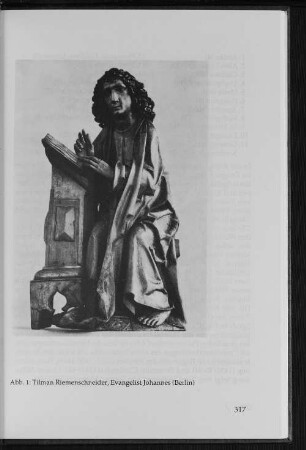 Abb. 1: Timan Riemenschneider, Evangelist Johannes (Berlin)