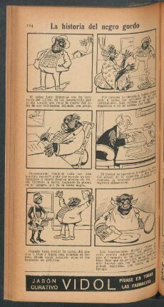 La historia del negro gordo - [Cómic]