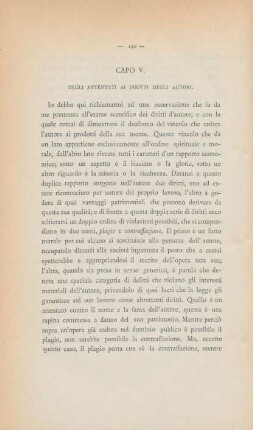 Capo V. Degli attentati ai diritti degli autori