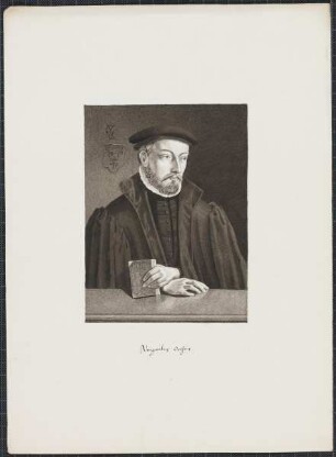 Icones Professorum Marpurgensium — Bildnis des Wigand Orth (1537-1566)