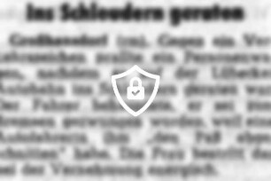 [Name maskiert] geraten