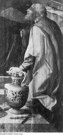 Zweites Bruchstück einer Anbetung der Könige mit dem Heiligen Joseph