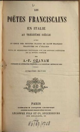 Oeuvres complètes : Avec une préf. par M. Ampère, 5