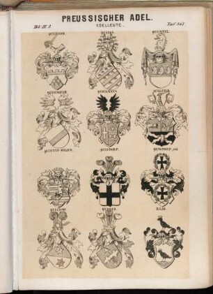 Taf. 365. Quednow. - Queiss. - Quentel. - Quernheim. - Quickmann. - Quillfeld. - Quintus-Icilius. - Quistorp. - Quistorp, and. - Quitzow. - Quooss. - Raab
