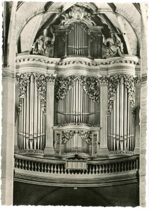 Freiberg. Dom, große Silbermannorgel