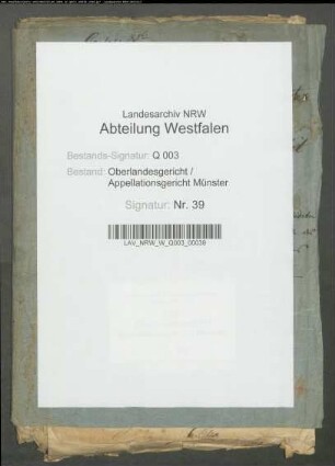 Anstellung des Forstkandidaten Rinteln für den verstorbenen Oberförster Autschbach