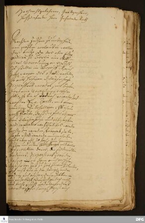 Brief von [August Hermann Francke] an [Ehrenreich Bogislaus von Creutz ?].