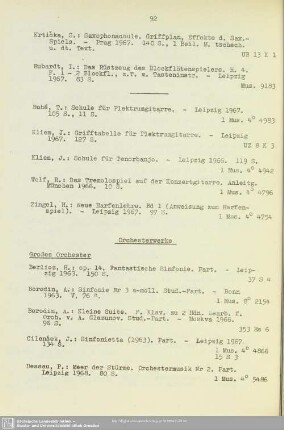 Orchesterwerke
