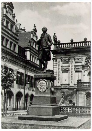 Leipzig - Goethedenkmal am Naschmarkt