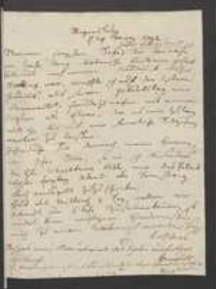 Brief von Johann Jacob Kohlhaas an Regensburgische Botanische Gesellschaft