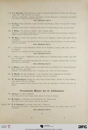 Französische Meister des 18. Jahrhunderts (Nr. 279-309)