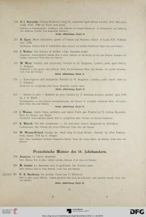 Französische Meister des 18. Jahrhunderts (Nr. 279-309)